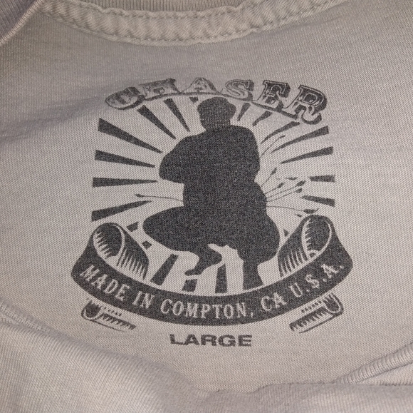 Y2K Era Chaser Brand Chevy "Nova SS" Gray and Orange T-shirt - Picture 6 of 6